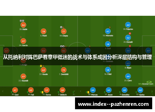 从托纳利对阵巴萨看意甲低迷的战术与体系成因分析深层结构与管理